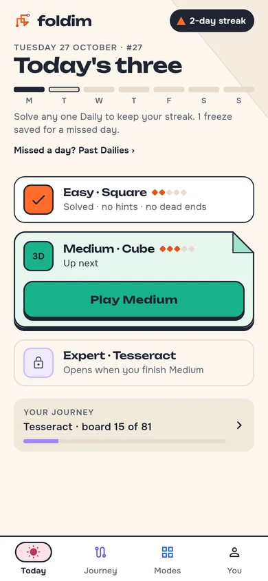 Today's three Daily puzzles